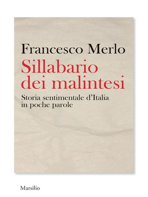 cover image of Sillabario dei malintesi